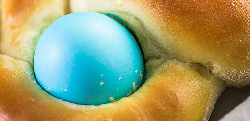 Osternester aus Teig