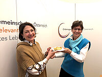 Sophie Lauringer und Sr. Christine Rod