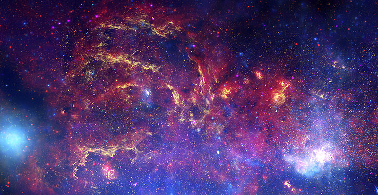 Im Blickpunkt der Astrophysik: das Zentrum unserer Galaxie - die Milchstraße
