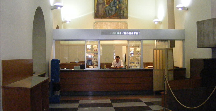 Postamt in den Vatikanischen Museen