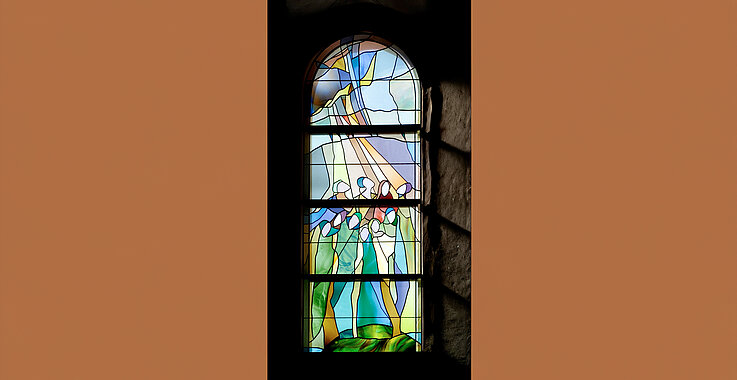 Pfarrkirche Höbersdorf: die Sendung des Heiligen Geistes.