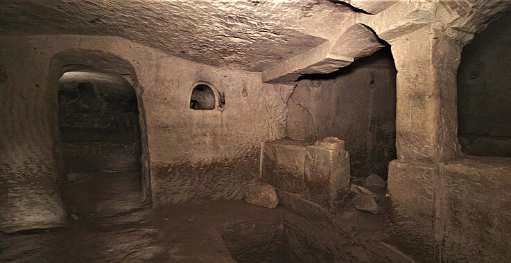 Salome-Höhle ist eine Grablege