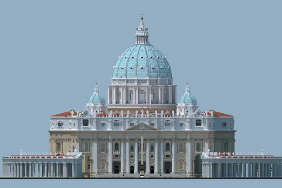 Die Map zum Petersdom in Minecraft kann bereits auf Planet Minecraft heruntergelanden werden. 