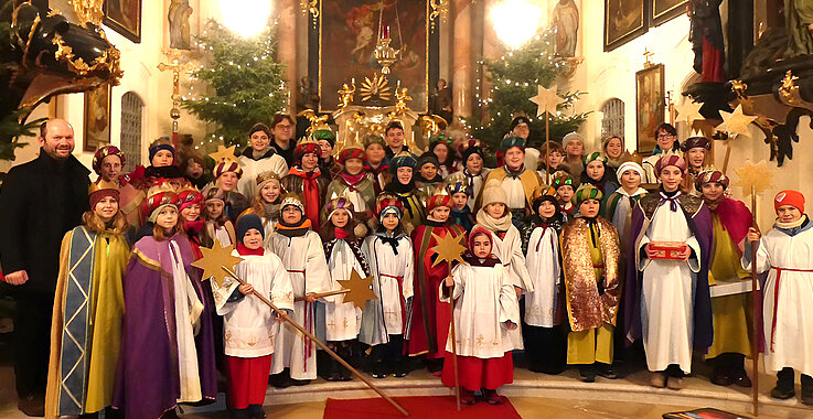 Sternsinger Bad Pirawarth Pfarrmosaik 2/2024