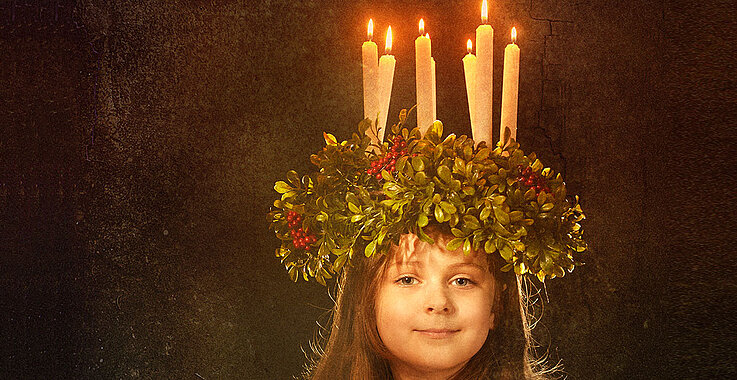 Lucia als Lichtträgerin