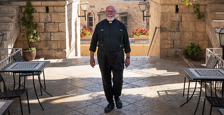 Der Priester Franz Xaver Brandmayr ist nun Rektor des Pilger-Hospizes, welches in der Jerusalemer Altstadt direkt an der Via Dolorosa liegt. 