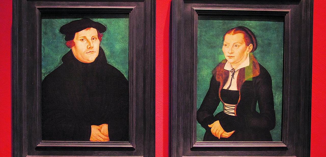  Martin Luther Katharina von Bora – beide waren ursprünglich katholische Ordensleute.