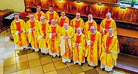 Silberjubilare: Viele, die in diesem Jahr ihr silbernes Priesterjubiläum begehen, feierten mit Kardinal Christoph Schönborn einen Dankgottesdienst im Stephansdom.
