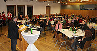Voller Saal: Aus allen Regionen kamen Interessierte am 19. Februar zur bereits  37. Weinviertelakademie nach Großrußbach.