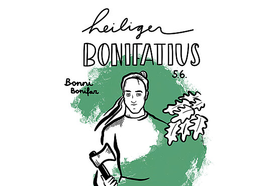 Der heilige Bonifatius ist Patron der Schneider.