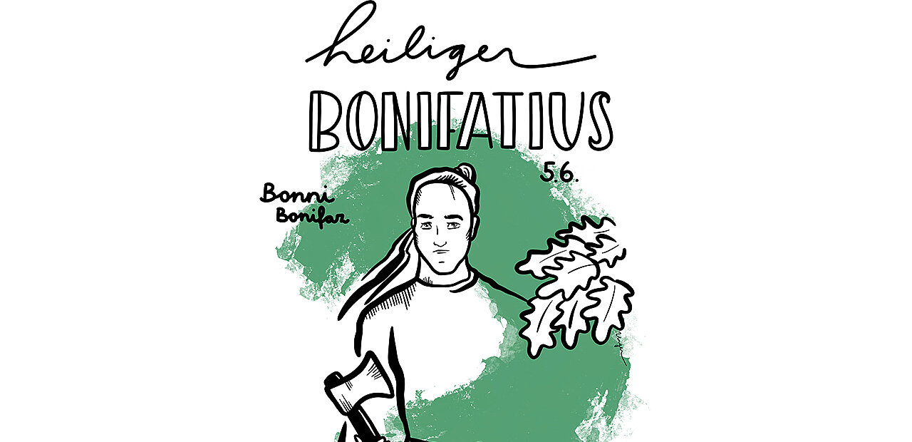 Der heilige Bonifatius ist Patron der Schneider.