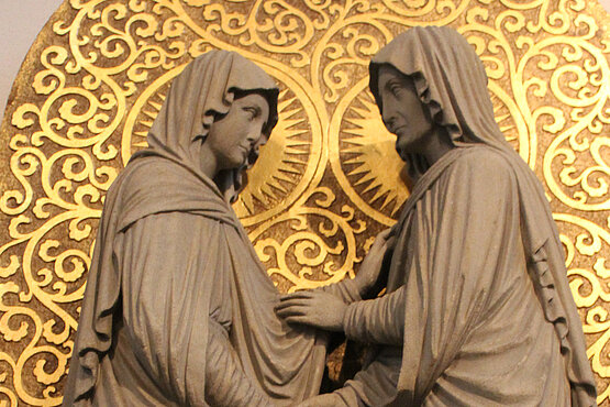 Wie Freundinnen: Maria besuchte Elisabeth. 