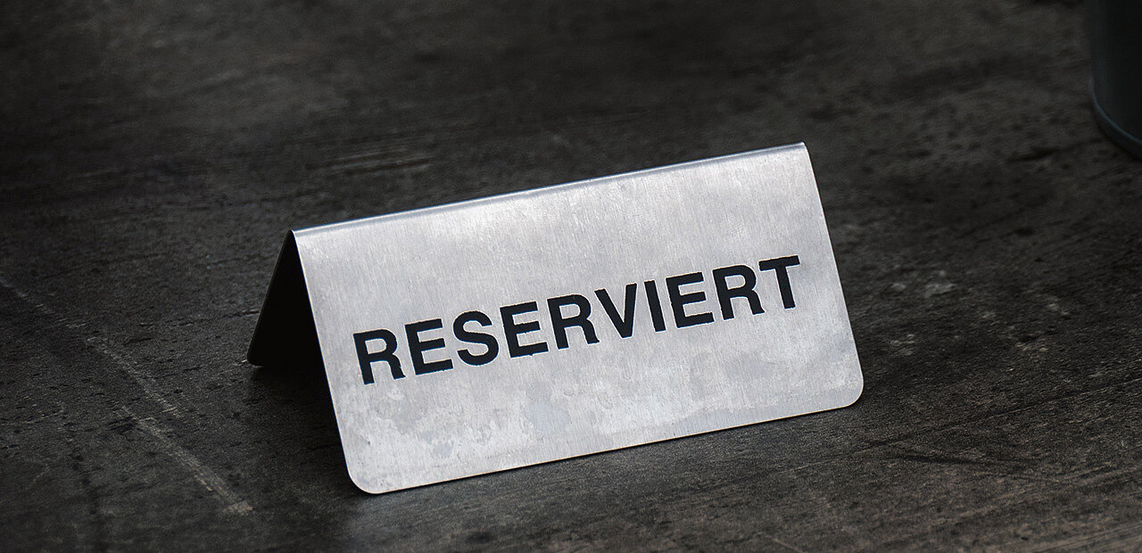 Reserviertschild