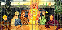 Arik Brauer Triptychon