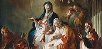Himmlische Familienbande: Franz Anton Maulbertsch, Die Heilige Sippe, um 1755.