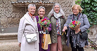 Starke Frauen: Angelika Ritter-Grepl (Vorsitzende der Katholischen Frauenbewegung Österreich), Erna Novosel (Vorsitzende der Katholischen Frauenbewegung der Erzdiözese Wien), Veronika Prüller-Jagenteufel (frühere Geistliche Assistentin der kfb) und Hermine Müller (Mitglied der kfb-Diözesanleitung).