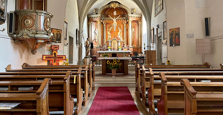 Kirchenraum Pfarrkirche Mannswörth