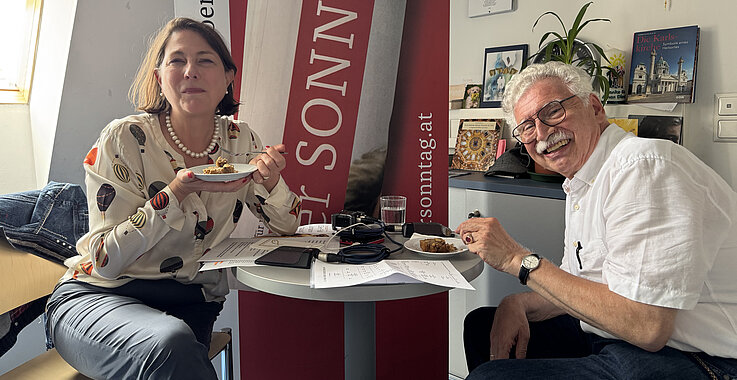 Anlässlich des 200. Geburstags von Johann Strauss Sohn, war der Urgroßneffen des Walzerkönigs, Edi Strauss, in der SONNTAGs-Jause zu Gast. 