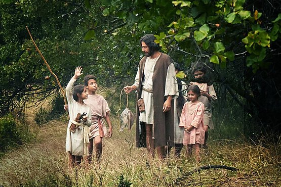 Eine Szene aus der US-Serie "The Chosen".