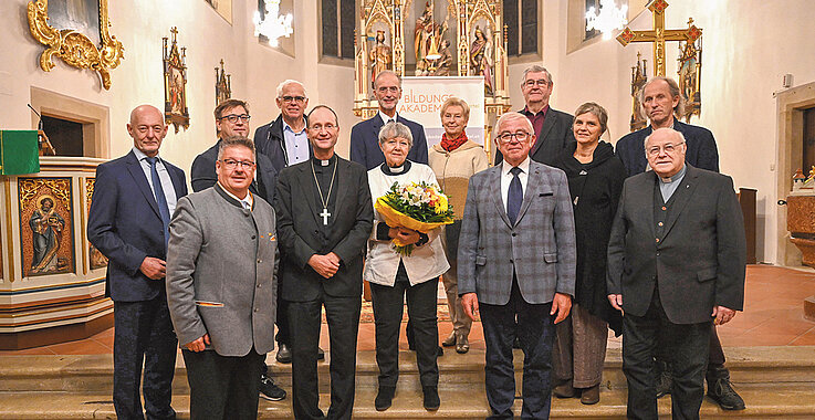 Ehrengäste 70 Jahre Erwachsenenbildung Großrußbach - Pfarrmosaik