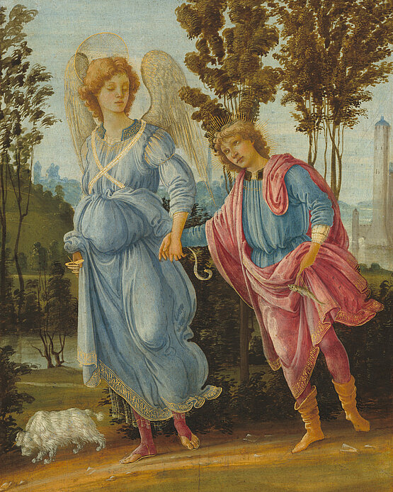 Tobias und der Erzengel Raphael von Filippino Lippi (1457 – 1504).