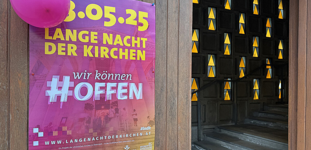 Das Motto der Langen Nacht der Kirchen war Hoffnung.