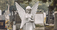 Sie behüten uns auf allen Wegen: Engel auf dem Wiener Zentralfriedhof.