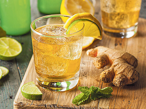Kardinal Ginger: Der würzig-frische Cocktail schmeckt zu jeder Jahreszeit.