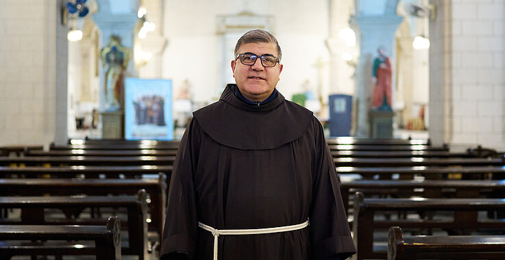 Immer mehr christliche Familien verlassen Syrien, bedauert Pater Firas Lotfi.