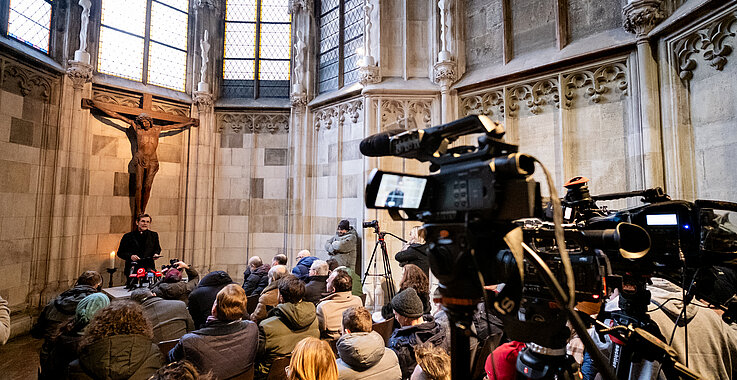 Der designierter Erzbischof Josef Grünwidl gab bei Pressegespräch im Vorfeld seiner Bischofsweihe nochmals ausführlich über sein Amtsverständnis Auskunft.