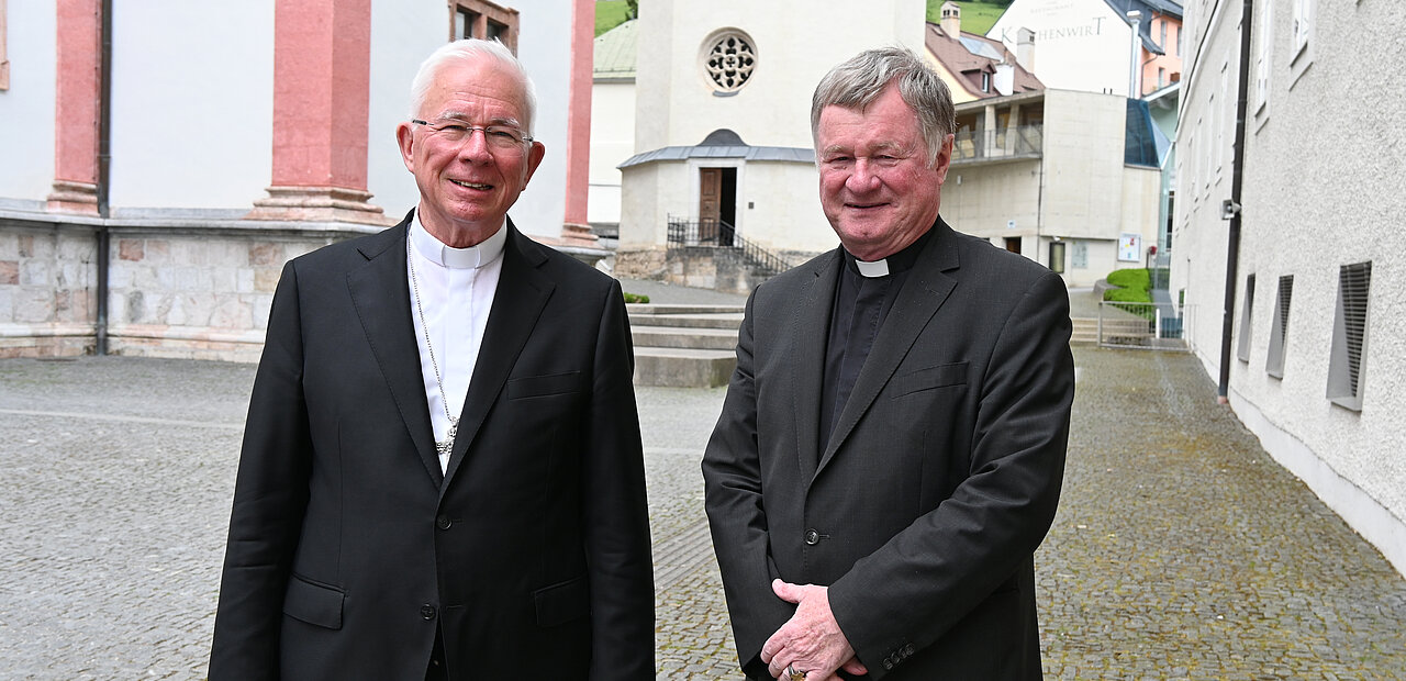 Bereit für weitere sechs Jahre: Franz Lackner und Manfred Scheuer.