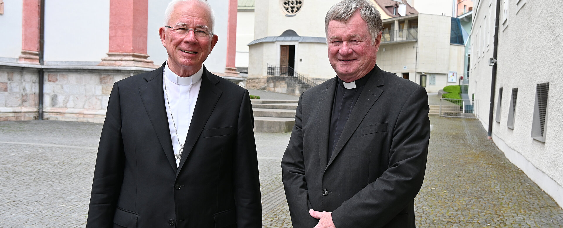 Bereit für weitere sechs Jahre: Franz Lackner und Manfred Scheuer.