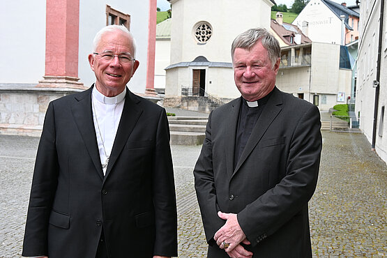 Bereit für weitere sechs Jahre: Franz Lackner und Manfred Scheuer.