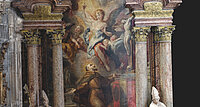 Franz von Assisi in Wien: der Franziskus-Altar im Stephansdom (linkes Seitenschiff).