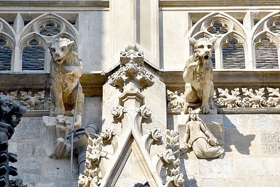 Stephansdom Kampf zwischen Gut und Böse