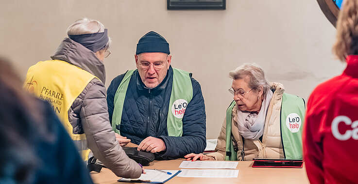 Immer gefragt: Die Le+O Help Sozialberatung ist ehrenamtlich besetzt.
