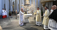 Der Papst feierte bereits in Wien: Kardinal Prevost kam im Oktober 2024 zu seinen Mitbrüdern in die Augustinerkirche.