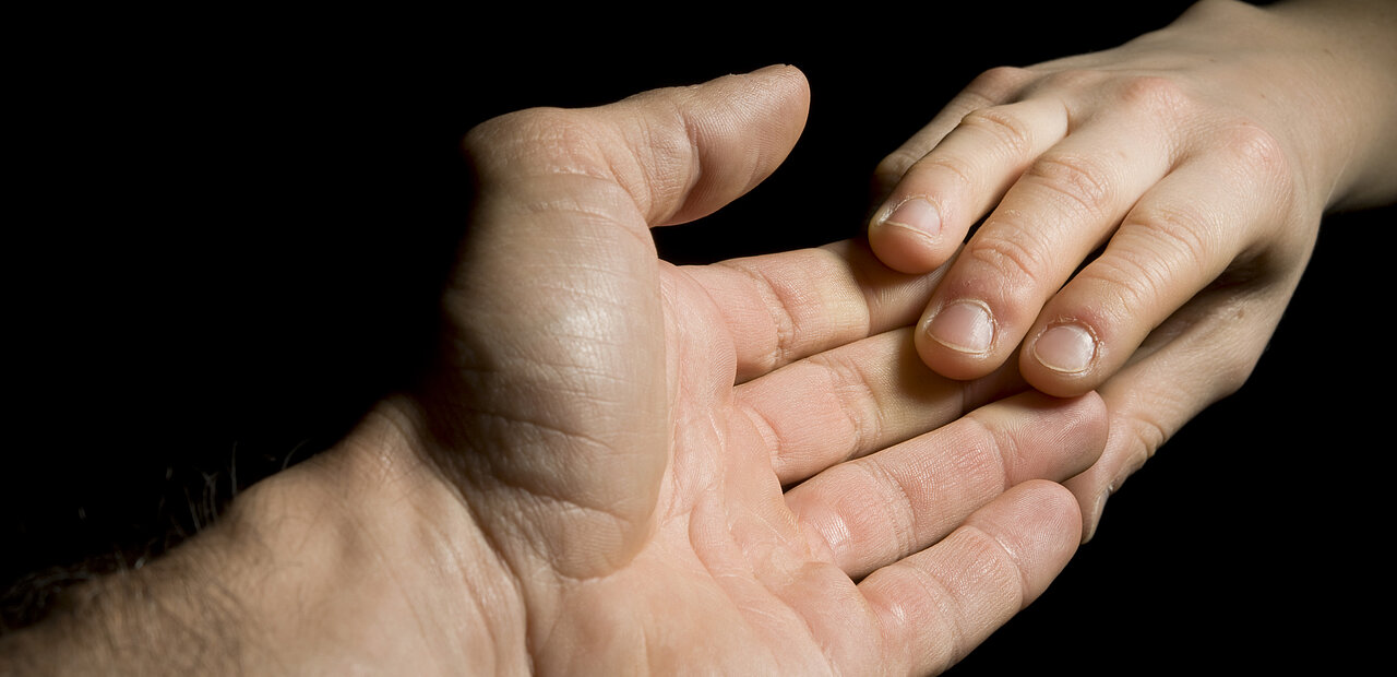 Das Vorbild bis heute: Jesus war „berührbar“ und er selbst „berührte“.