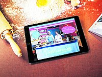 Sozialprojekt Vollpension Backakademie am Tablet