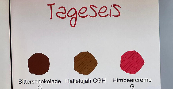 Das Hallelujah-Eis am Schwedenplatz. 