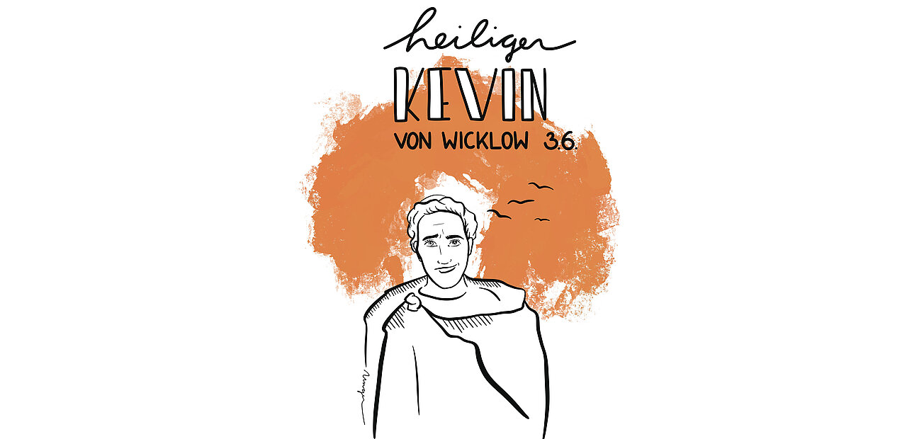 Patron von Dublin:  Kevin gründete das bedeutende Kloster Glendalough.