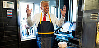 Donald Trump bei McDonalds