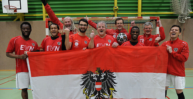 Die österreichische Nationalmannschaft der Priester hat in Ybbs ihr letztes Training absolviert.