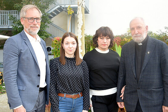 Caritas Wien Direktor Alexander Bodmann, mit den ukrainischen Caritas-Kollegen.