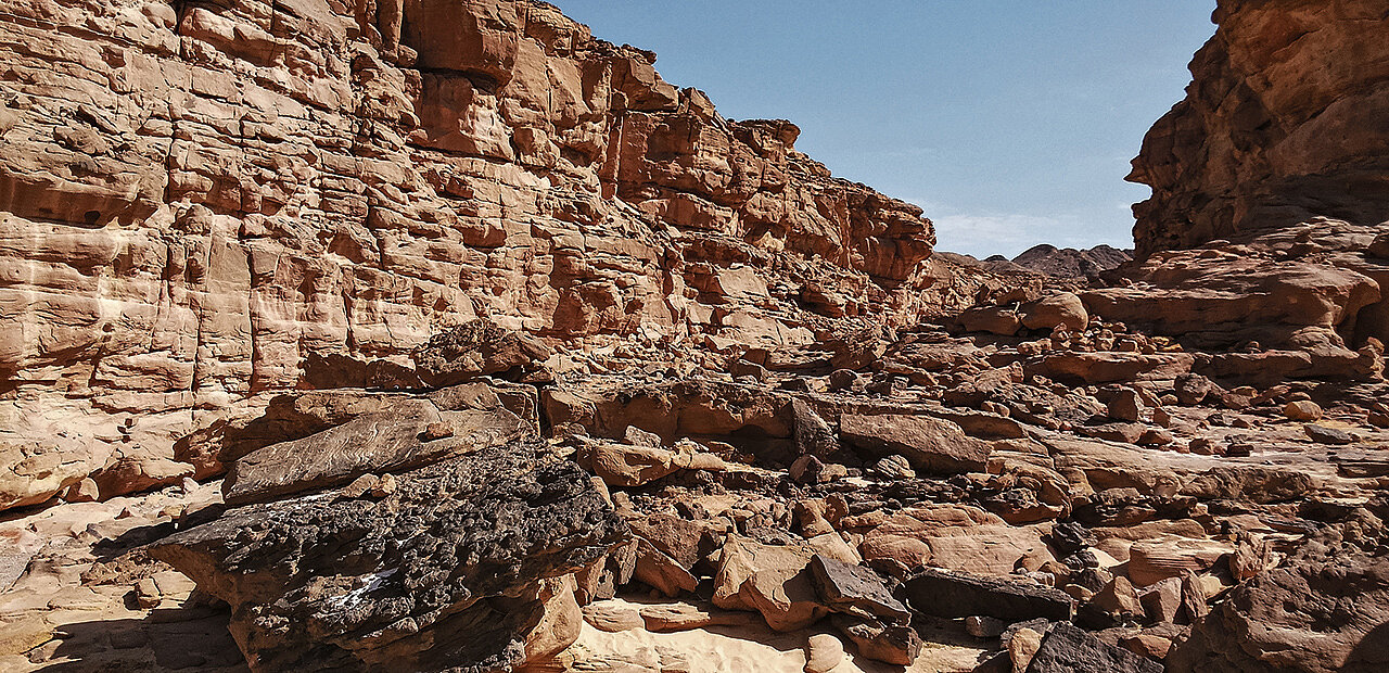 Karge Berglandschaft