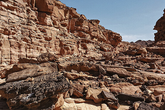 Karge Berglandschaft