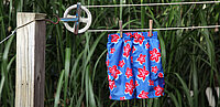 Badehose auf Wäscheleine