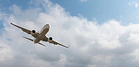 Flugzeug im Himmel