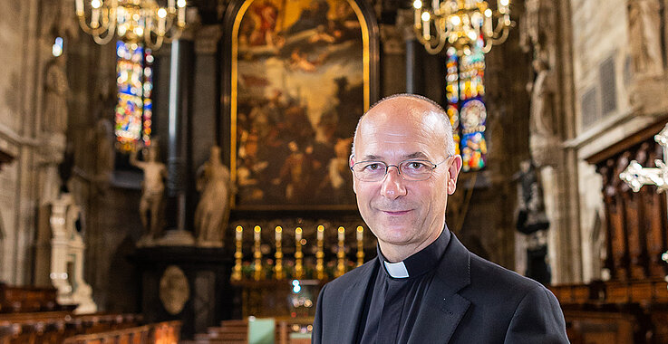 Dompfarrer Toni Faber im Stephansdom