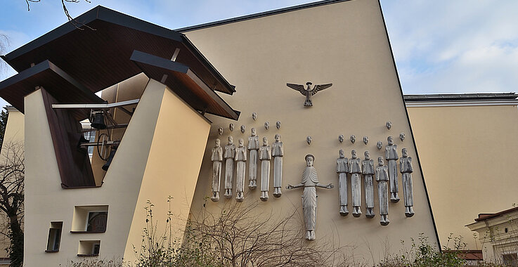 Die Kapelle „Maria, Königin der Apostel“ im Pallottihaus wurde 1960 geweiht. Die künftige Nutzung des Areals ist noch nicht entschieden. 